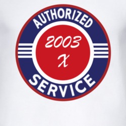 Authorized Service 2003 TJ X T Shirt