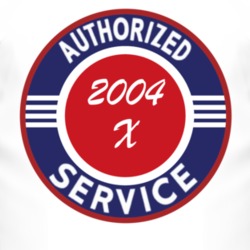 Authorized Service 2004 TJ X T Shirt