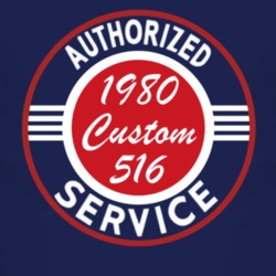 Authorized Service 1980 Custom 516 Dark T Shirt