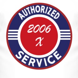 Authorized Service 2006 TJ X T Shirt
