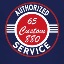 Authorized Service 1965 Dodge Custom 880 Dark T Shirt