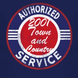 Authorized Service 2001 Chrysler Town and Country Distressed Look Dark