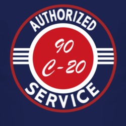 Authorized Service 1990 Chevy C-20 Dark T Shirt