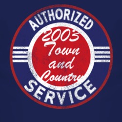 Authorized Service 2003 Chrysler Town and Country Distressed Look Dark