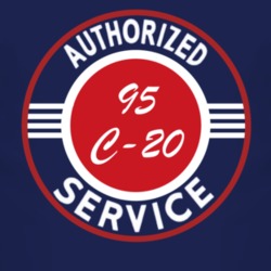 Authorized Service 1995 Chevy C-20 Dark T Shirt