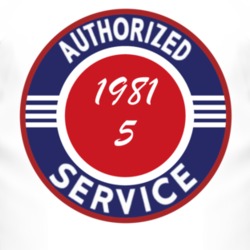 Authorized Service 1981 CJ 5 T Shirt