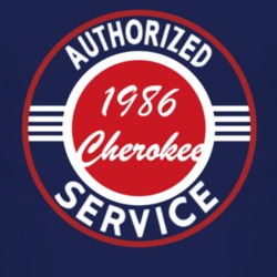 Authorized Service 1986 XJ Cherokee Dark T Shirt