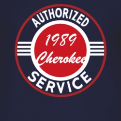 Authorized Service 1989 XJ Cherokee Dark T Shirt