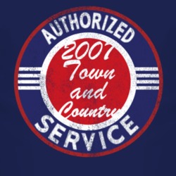Authorized Service 2007 Chrysler Town and Country Distressed Look Dark