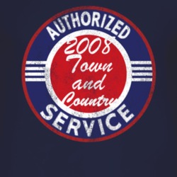 Authorized Service 2008 Chrysler Town and Country Distressed Look Dark