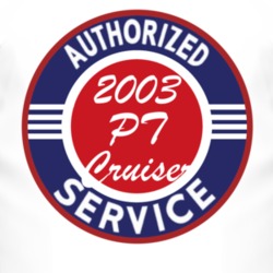 Authorized Service 2003 Chrysler PT Cruiser T Shirt