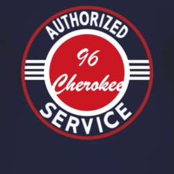 Authorized Service 1996 XJ Cherokee Dark T Shirt