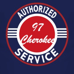 Authorized Service 1997 XJ Cherokee Dark T Shirt
