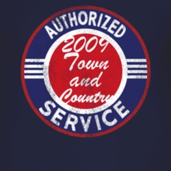 Authorized Service 2009 Chrysler Town and Country Distressed Look Dark