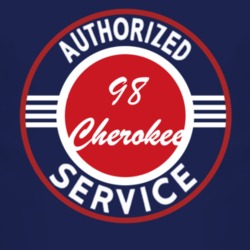 Authorized Service 1998 XJ Cherokee Dark T Shirt