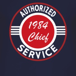Authorized Service 1984 Cherokee Chief Dark T Shirt