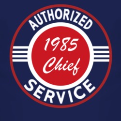 Authorized Service 1985 Cherokee Chief Dark T Shirt