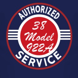Authorized Service 1938 Model 922A Dark T Shirt