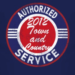 Authorized Service 2012 Chrysler Town and Country Distressed Look Dark
