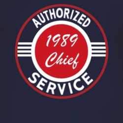 Authorized Service 1989 Commanche Chief Dark T Shirt