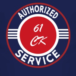Authorized Service 1961 Chevy CK Dark T Shirt