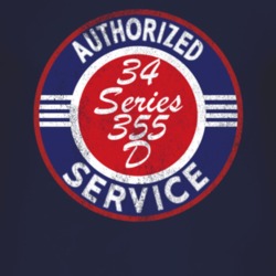 Authorized Service 1934 Cadillac Series 355 D Distressed Look Dark T S