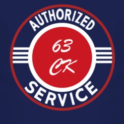 Authorized Service 1963 Chevy CK Dark T Shirt