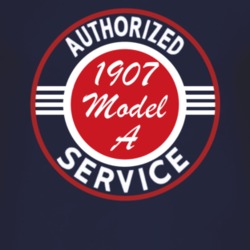 Authorized Service 1907 Oldsmobile Model A Dark T Shirt
