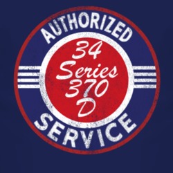 Authorized Service 1934 Cadillac Series 370 D Distressed Look Dark T S