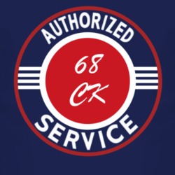 Authorized Service 1968 Chevy CK Dark T Shirt