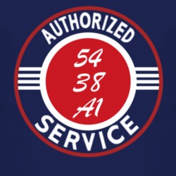 Authorized Service 1954 M 38 A1 Dark T Shirt