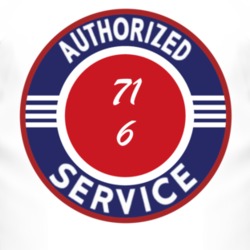 Authorized Service 1971 DJ 6 T Shirt