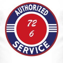 Authorized Service 1972 DJ 6 T Shirt