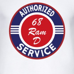 Authorized Service 1968 Dodge Ram D T Shirt