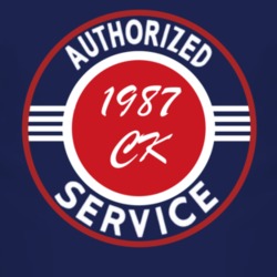 Authorized Service 1987 Chevy CK Dark T Shirt