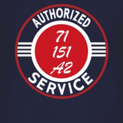 Authorized Service 1971 M 151 A2 Dark T Shirt