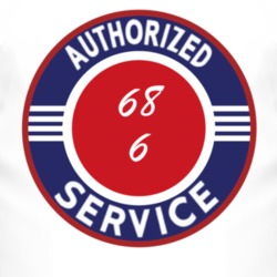 Authorized Service 1968 FJ 6 T Shirt