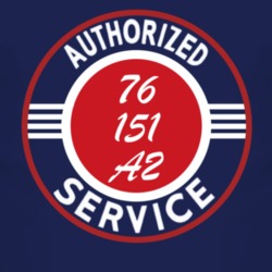 Authorized Service 1976 M 151 A2 Dark T Shirt