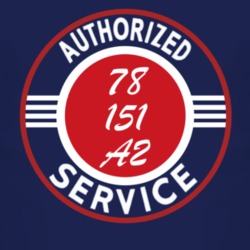 Authorized Service 1978 M 151 A2 Dark T Shirt