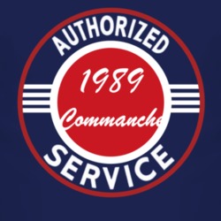 Authorized Service 1989 MJ Commanche Dark T Shirt