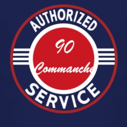 Authorized Service 1990 MJ Commanche Dark T Shirt