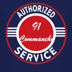 Authorized Service 1991 MJ Commanche Dark T Shirt