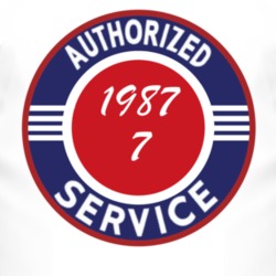 Authorized Service 1987 CJ 7 T Shirt