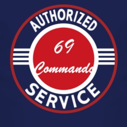 Authorized Service 1969 Hurst Commando Dark T Shirt