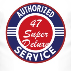 Authorized Service 1947 Super Deluxe T Shirt