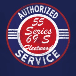 Authorized Service 1955 Cadillac Series 60 S Fleetwood Distressed Look