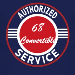 Authorized Service 1968 Commando Convertible Dark T Shirt