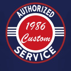Authorized Service 1986 Commanche Custom Dark T Shirt