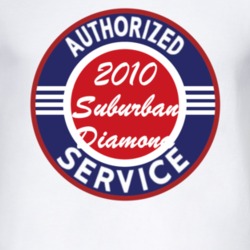 Authorized Service 2010 Chevy Suburban Diamond T Shirt