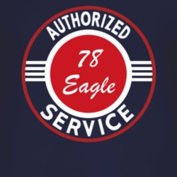 Authorized Service 1978 Golden Eagle Dark T Shirt